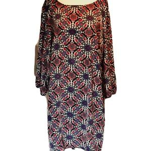 “OLD NAVY” Patterned Long Sleeved Dress .